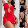 Women Fishnet Dress Dress Fishnet Hollow Out See Through