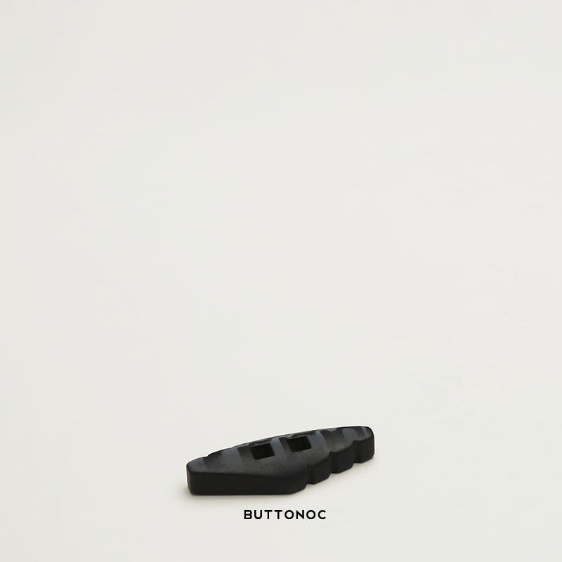 5Pcs Rhombus Two-Eyed Resin Buttons Double-Sided Woolen Fur Coat Buttons Women'S Jacket Trench Coat Decorative Buttons