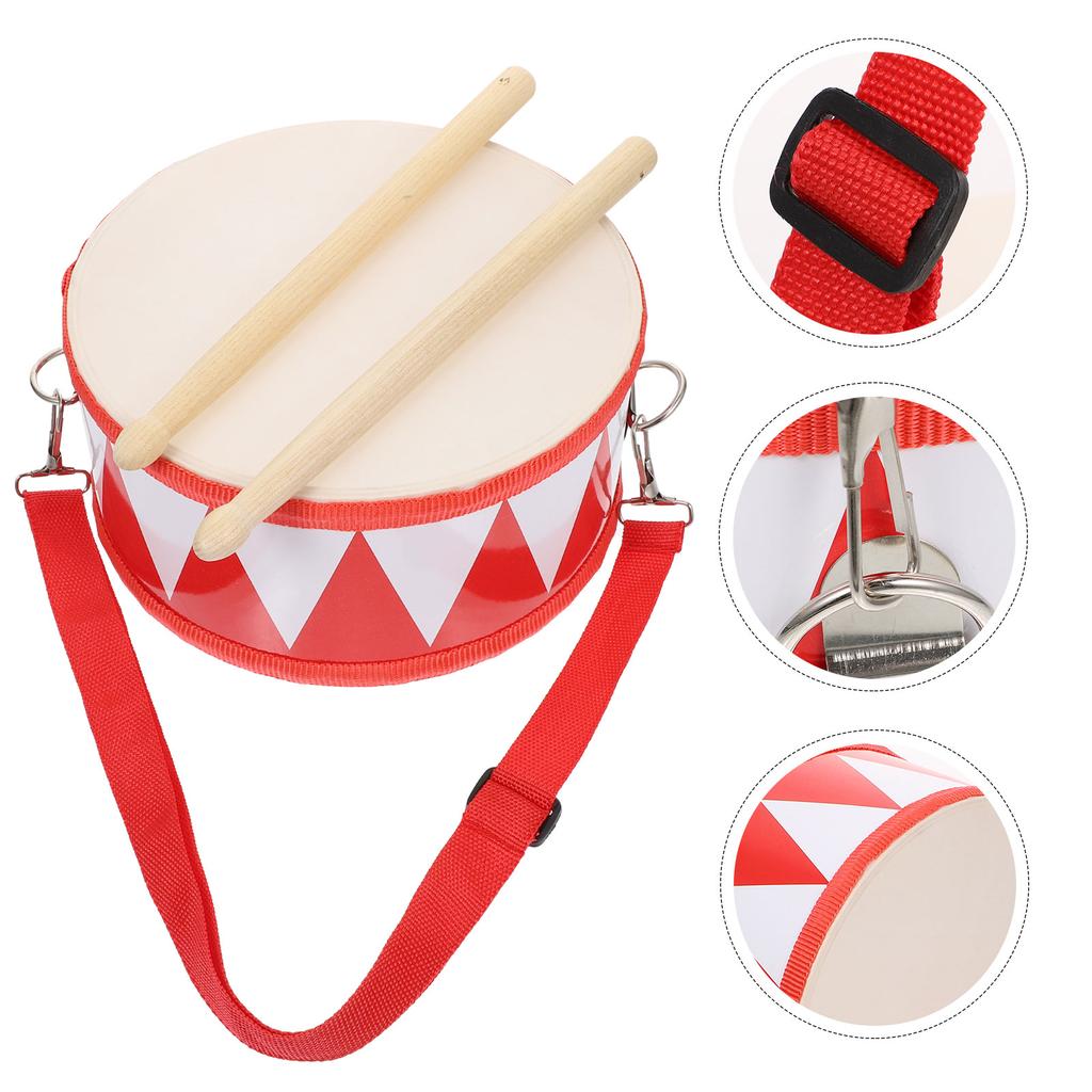 Drum Snare Kids Percussion Toy Marching Drums Toys Toddler Instrument Children Hand Child Wooden Set 11Inch Music Baby Tom Floor