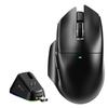 ATTACK SHARK V6 Gaming Mouse – 3 Mode Wireless (Bluetooth/2.4GHz/Wired), 65g, Black
