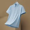 Plus Size 10XL Men's Spring And Autumn Short Sleeved Shirt, Men's Casual Loose Elastic Shirt