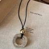 Korean Irregular Pendant Necklace Design Niche Personality Unique Versatile Sweater Chain