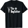 The Dogfather Border Collie Dog Dad Tshirt Father's Day Gif T-Shirt for Men