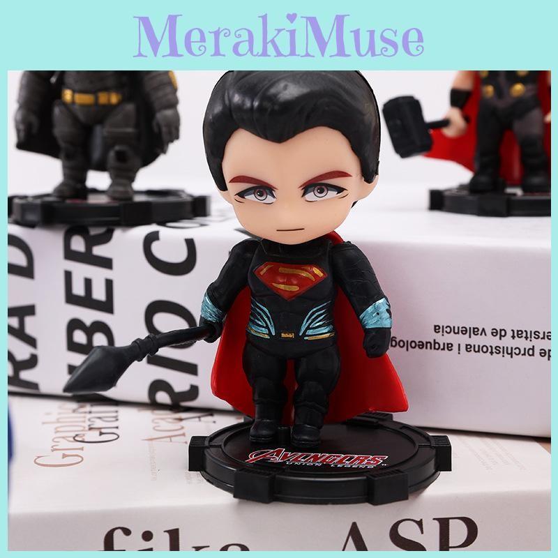 Colorful Superhero Cake Decoration Figures For Birthday Parties And Celebrations