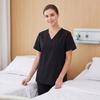 Women's V-neck Short-sleeve Workwear With Pockets For Healthcare Staff