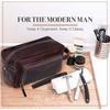 Men's Toiletry Bag Leather Travel Toiletry Bag Dopp Kit for Men Shaving Bag for Travel Accessories