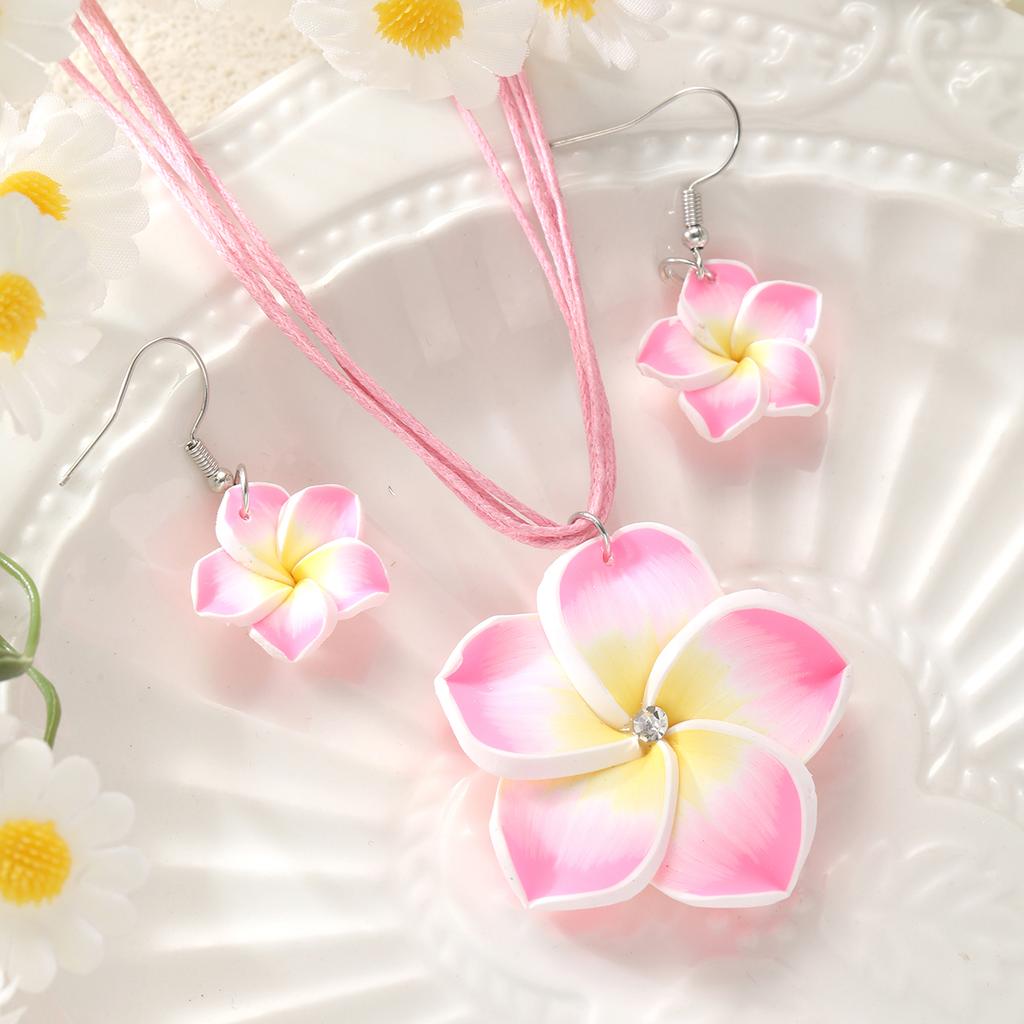 Set di Gioielli di Lusso da 3 Pezzi per Donna Collana con Ciondolo Fiore di Cristallo Vintage e Orecchini Design Raffinato Gioielli Regali per Feste 2026