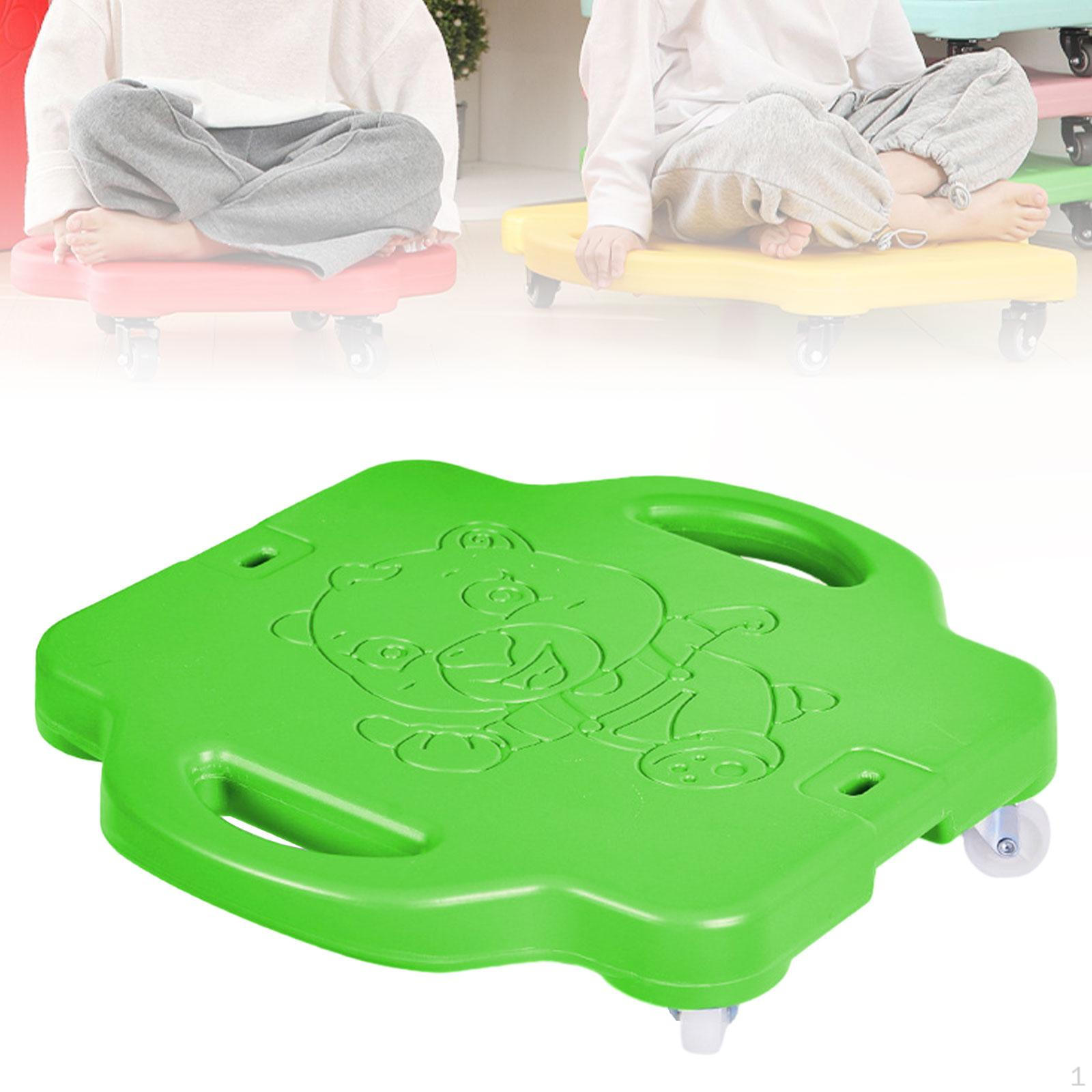 

Скутер, доска, напольный скейтборд для физического воспитания, спортивный плоский стул для сидения зелёный