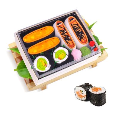 AGRIMONY Meias Caixa de Sushi para e Meninos Um presente divertido e popular para homens e perfeito para ou qualquer Estas meias de cano alto de algodão fofas e estilosas são um ótimo presente