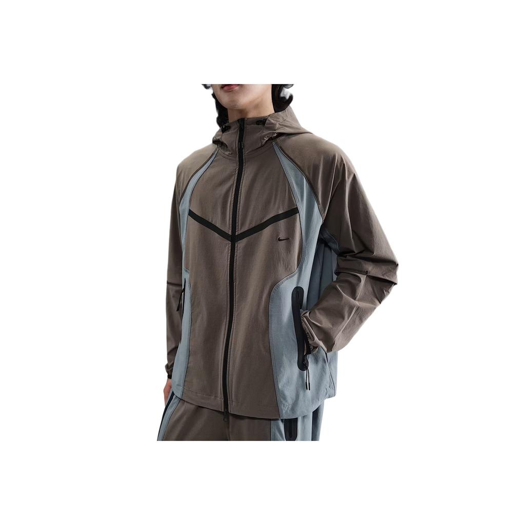 Nike Windrunner Tech Dri-Fit Swoosh Moisture-Wicking Zip-Up Hooded Comfortable Long Sleeve Jacket Men Jackets IH8462-289