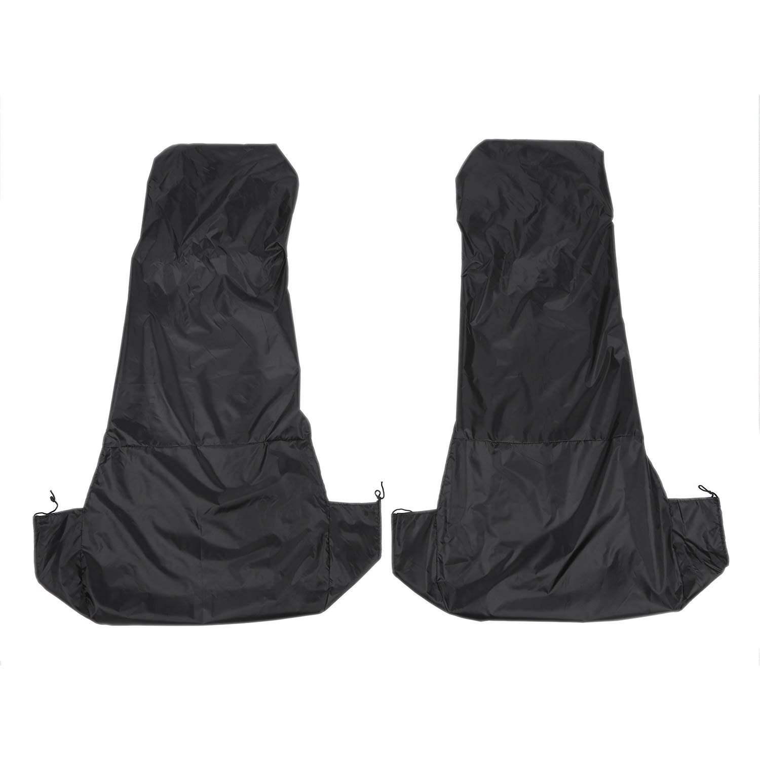 

Bainiao 2x Universal Waterproof Nylon Front Car Seat Protectors Black Pair чёрный