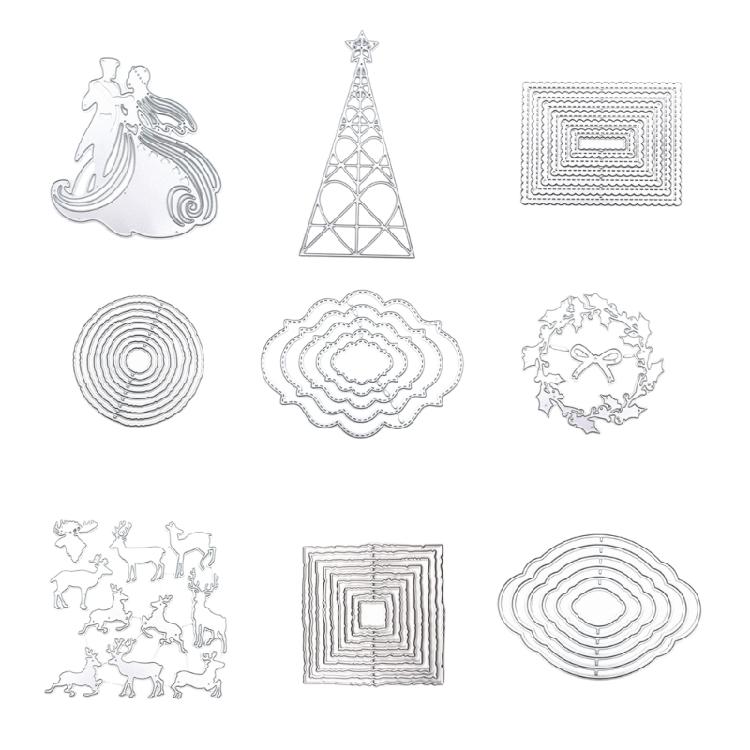 Reindeer Metal Die Cuts Christmas Deer Cutting Dies for DIY Wedding Invitation