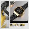 SKMEI 1647 Men Reloj Hombre Retro LED Digital Male Watches Casual Simple Mens Wristwatches Stainless Steel Band Waterproof Watch