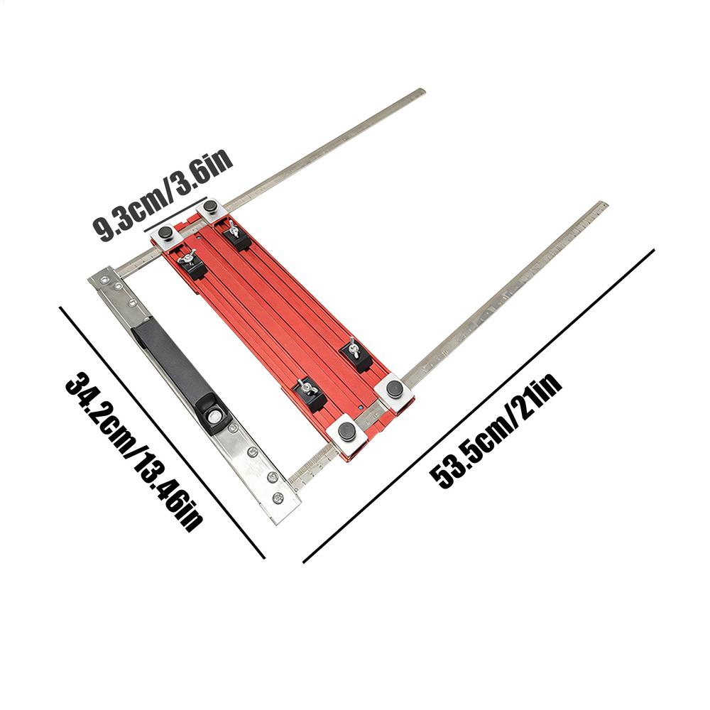 Woodworking Positioning Cutting Board Adjustable Trimming Board Wood Modified Positioning Frame Tool For Handheld Electric Saw