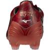 Mizuno Alpha 2 ELITE Soccer for Club Ruby Red x Size 2E Cleats, Wide, Lightweight, Activities, Football, Rugby, White, 25.5 cm,