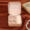 Jewelry Organizer Display Travel Jewelry Case Boxes Portable Jewelry Box Travel Earring Ring Necklace Storage Box