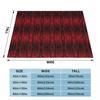 Red and black ikat pattern. Throw Blanket Decorative Bed Blankets Luxury Blanket Sofa Throw Blanket