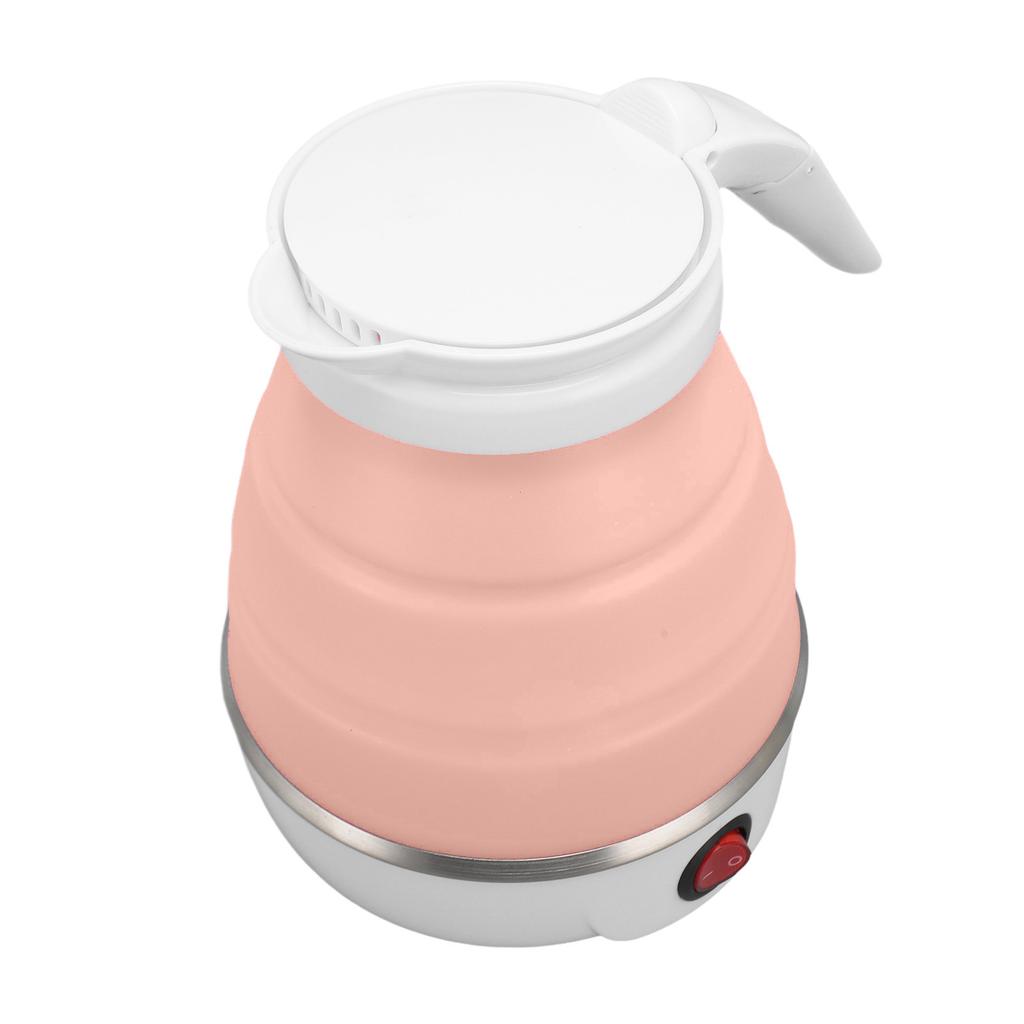 Foldable Electric Kettle 400W 600ML Auto Power Off Collapsible Travel Portable Water Boiler