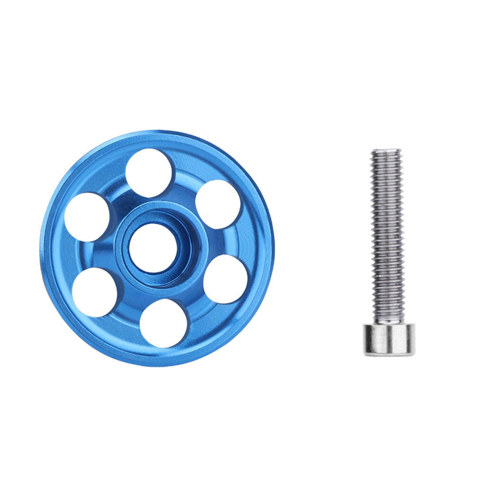 

Bicycles Headset Top Cap Aluminum Alloy Hollow Bike Fork Tube Cover Mountain Bike Fork Cover With Screw Easy to Install синій