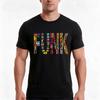 Funk Wall Tshirt Summer Casual Cotton Tee Oversized Streetwear Tops Vintage Graphic Print Loose Fit Short Sleeve