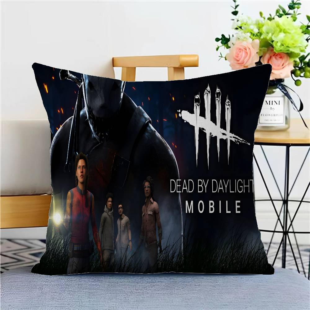 Game D-Daylight By D-Dead Pillow Covers Cartoon Sofa Decorative Home Double-sided Printing Short Plush Cute Cushion Cover