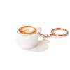 Smooth Solid Plastic Coffee Cup Keychain Portable Design Anti-stress Toy  Spare Time Fun