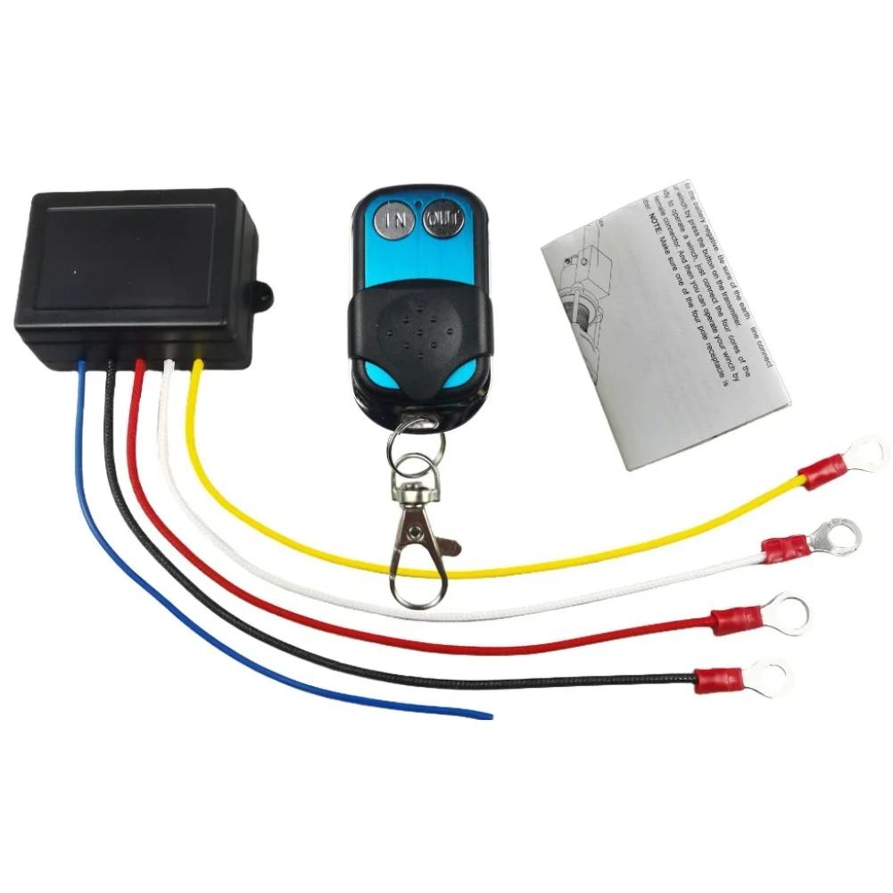 12V 24V Wireless Winch Remote Control Switch Kit Handset Switch Controller With Receiver Winch For Truck For Jeeps ATV/SUV