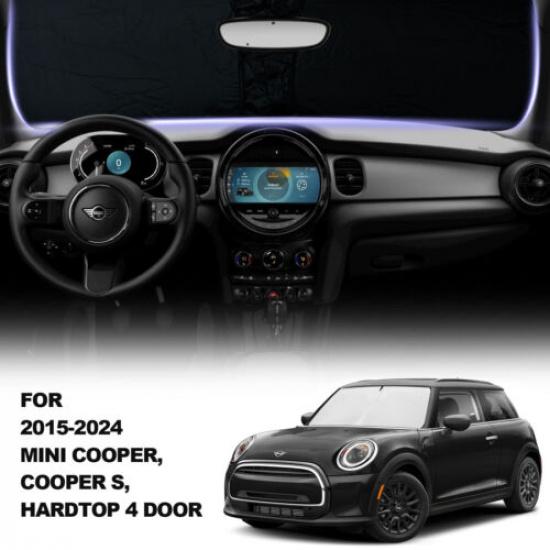 For 2015-2024 Mini Cooper F55 Hardtop Windshield Sun Shade UV Block Front Cover