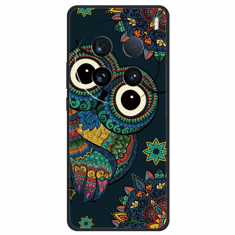For Vivo X100 Ultra Case Soft Silicone Owl Cat Fashion Back Cover For X100 Pro 5G Cases Printed Lovely Shockproof X100 Ultra Pro