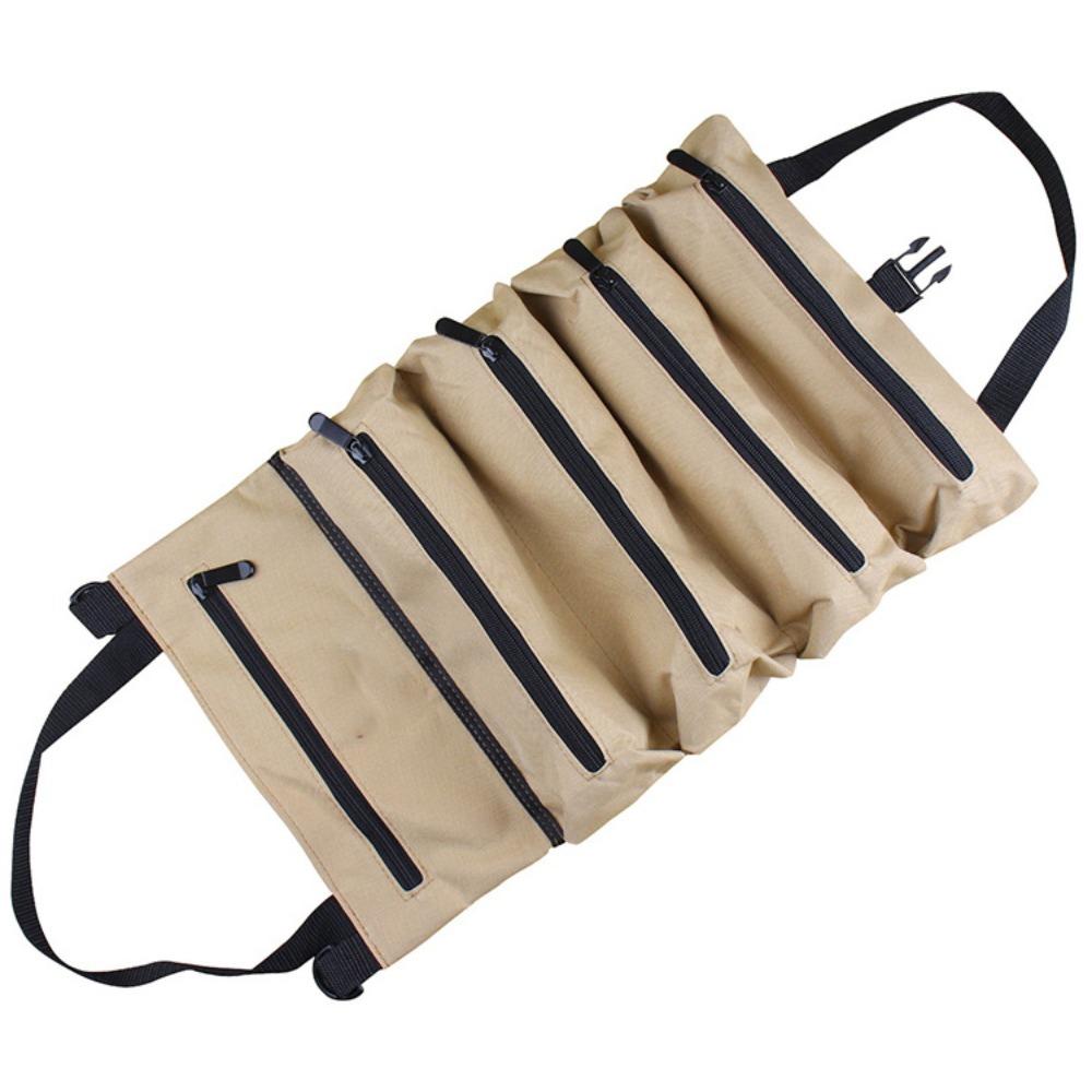 Canvas tool kit, carpentry, electrician, specialized maintenance storage bag, roll, car tool bag, portable tool kit