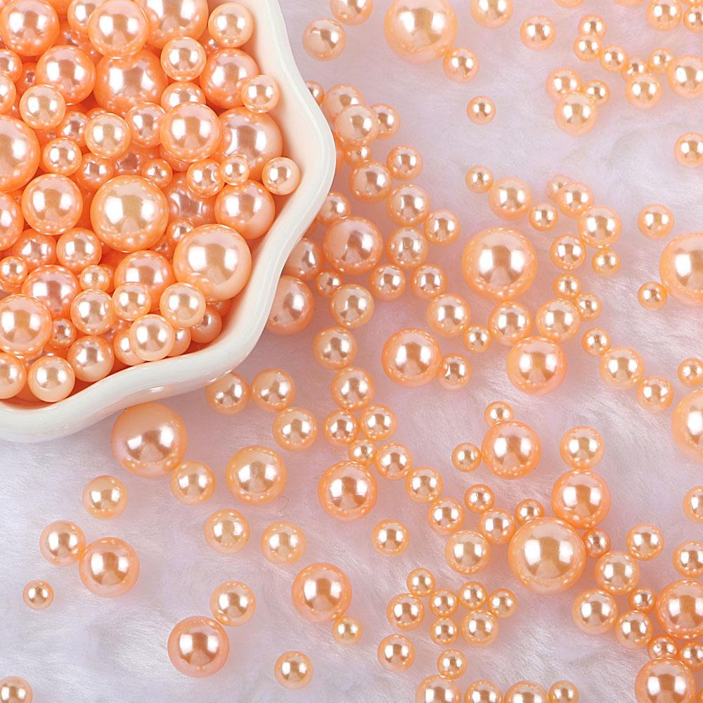 3-10mm 10g No Hole ABS Imitation Pearl Bead Round Plastic Acrylic Spacer Bead for DIY Jewelry Making Findings