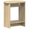 Side Table Sonoma Oak 50 X 39.5 X 55 Cm Particleboard