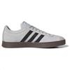 Adidas VL COURT 2.0 Low Top Skateboard Shoes Unisex Gray Black Silver Sneakers JR2560