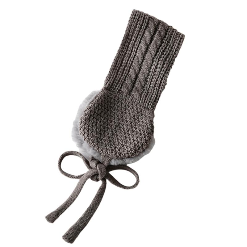Soft Stretch Winter Warm Cable Knit Ear Warmer Headband Crochet Ear Warmer Headband Knit Earmuffs for Children
