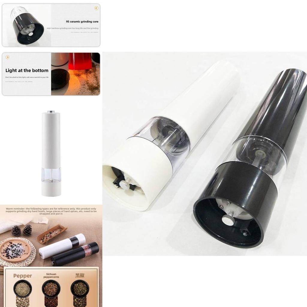 Modern Minimalist Pepper Grinder With Solid Spice Storage For Kitchen Use