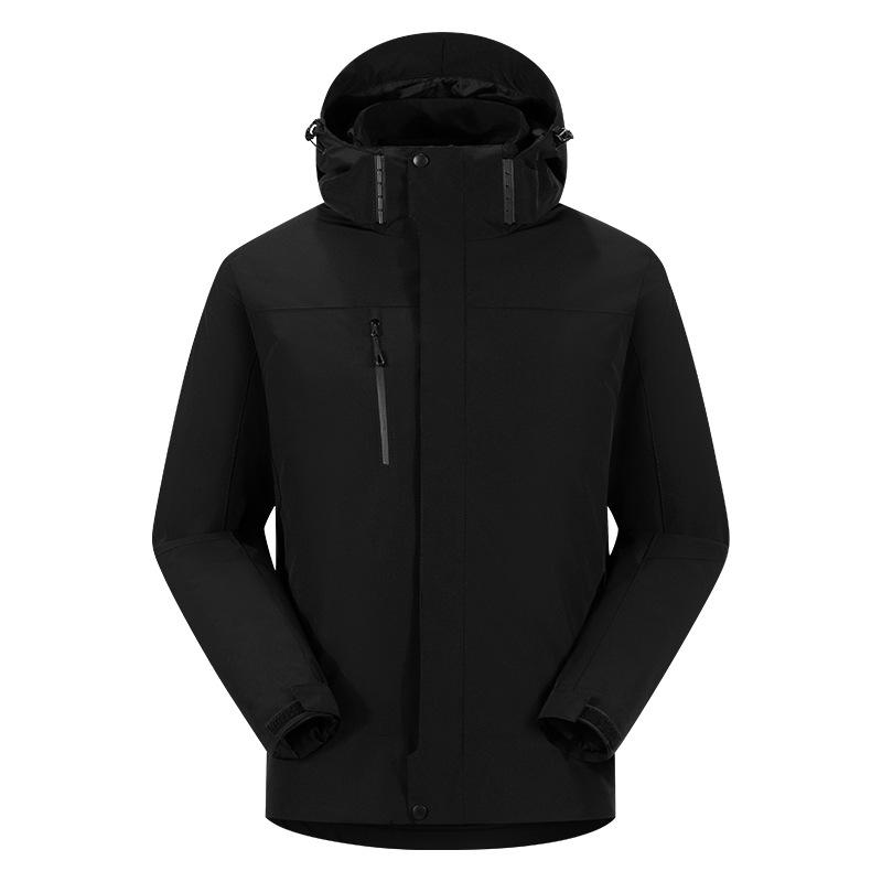 Пуховик Пара Три в одном Зимняя Новая Белая Утиная Пуховая Куртка 85 Пух Соответствующая — фото 4