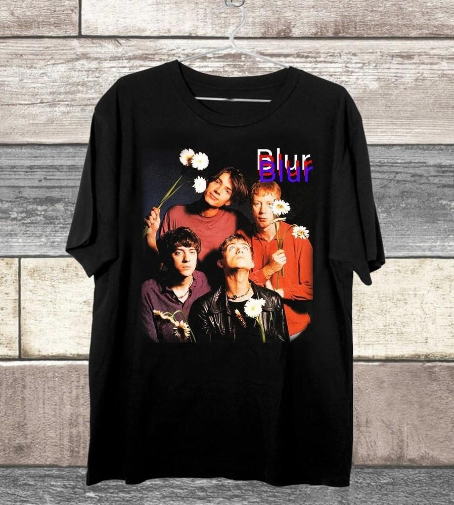 Постер Blur с цветами Музыкальная унисекс футболка Все размеры от S до 5XL AR1401 Унисекс футболка XL