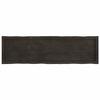VidaXL Dessus de table bois chêne massif traité bordure assortie 364029