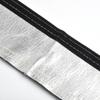 Insulated Hose Cover Wrap Wire Tubing Replacement Black+Silver Practical