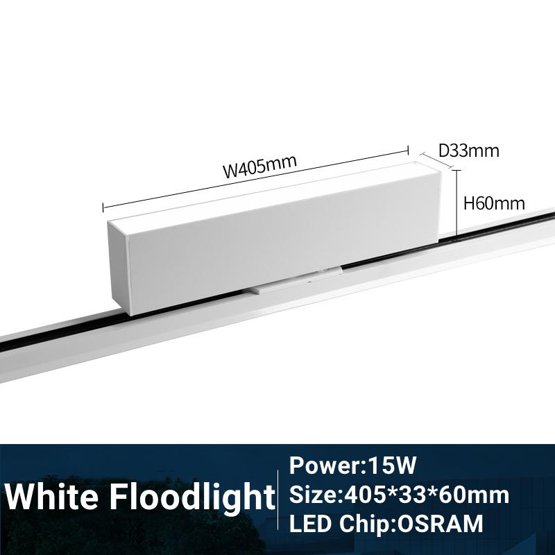 Modern LED Track Light 110/220V Adjustable 10/20W COB Ceiling Grille Spot Lamp Aisle Store Shop Linear Fill Rail Lighting System