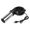 Adjustable Speed BBQ Blower Temperature Resistant Material USB Powered Device Efficient Ignition Support 10 Cm X 3.8 Cm