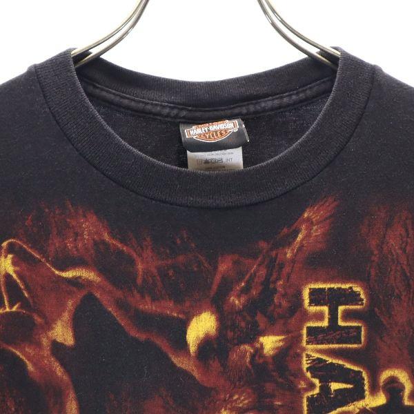 HARLEY DAVIDSON Short sleeve T-shirt S black Men's Used