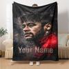 Powerful Neymar Energy Customize Text Blanket Cozy Personalized Blanket Comfortable Versatile for Bedding Couch Seaside Office