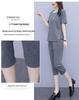 Trendy Plus Size Women's Summer Two-Piece Suit: Short-Sleeved T-Shirt & Cropped Pants