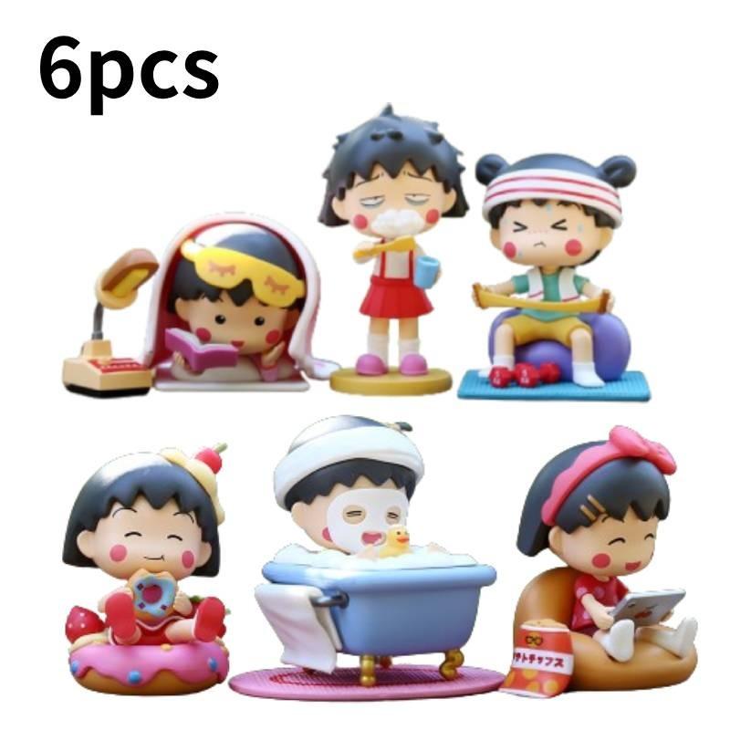 

Chan Chibi Maruko Action Figure Cartoon Model Toy Decoration Doll Gift Kids