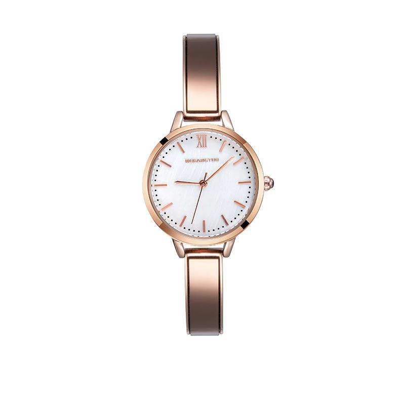 High-End Women'S Bracelet Watch Fashion Light Luxury Bracelet Type Exquisite Waterproof Steel Belt Quartz Watch