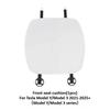 For Tesla Model 3 Highland Model Y Juniper Flannel New Seat Cover Cushion Anti-dirty Backrest Cushion Pad White Car Accessories