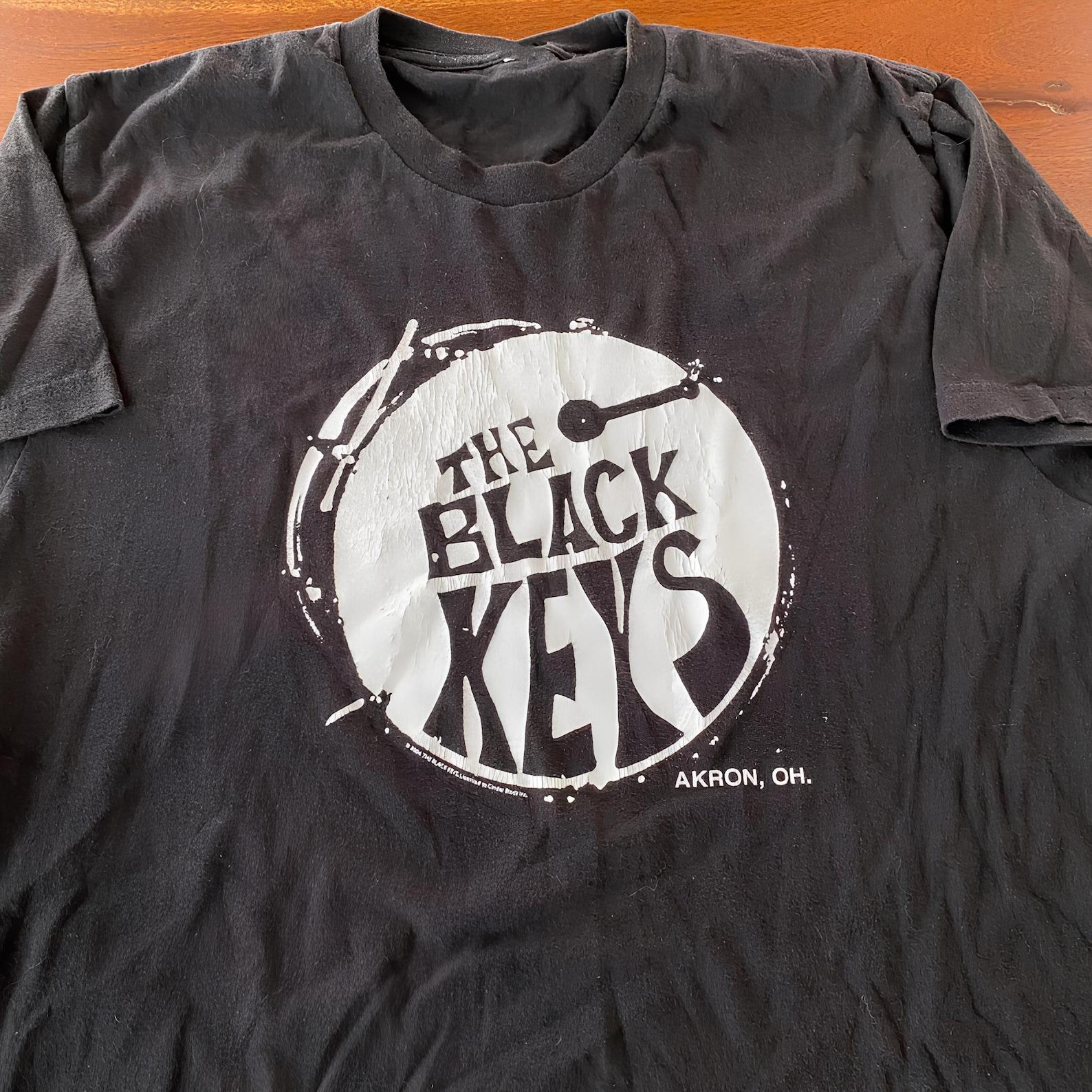 The Black Keys 2004 reprint T shirt Size S-4X Black Casual Gildan 5000 L
