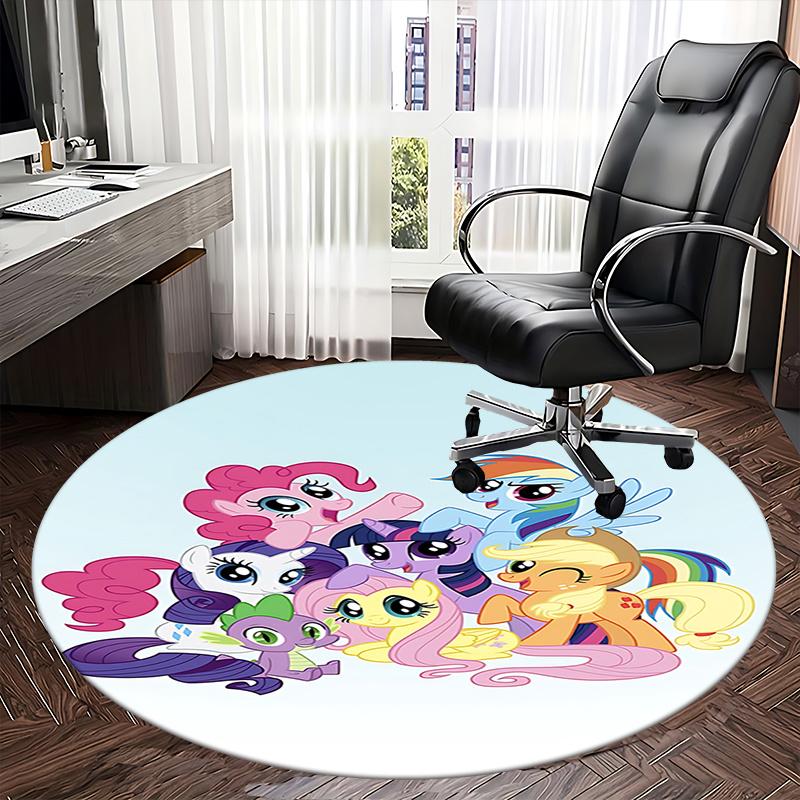 My Little Pony Chair Mat Round Carpet - Home Decor, Sofa Rug, Office Mat, Gift for All Rooms0227b