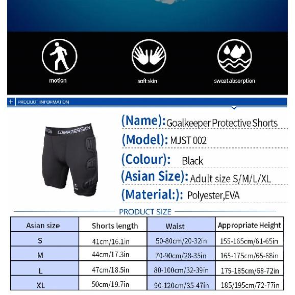 Professionelle Rugby-Fußballshorts mit Jockstrap Torwartshorts Trainingsanzug Fußball Training Torwart Hose Strumpfhose Helm